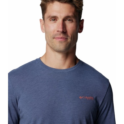 Columbia PFG Tarpon Rise Tech Tee SS pánske tričko Nocturnal Heather Tarpon Rise