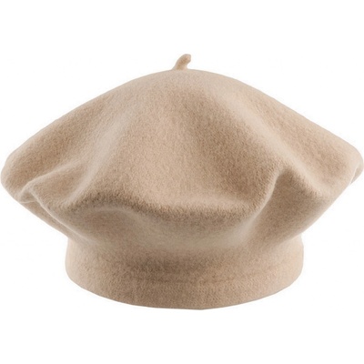 dívčí baret Tonak 100% vlna béžová světlá