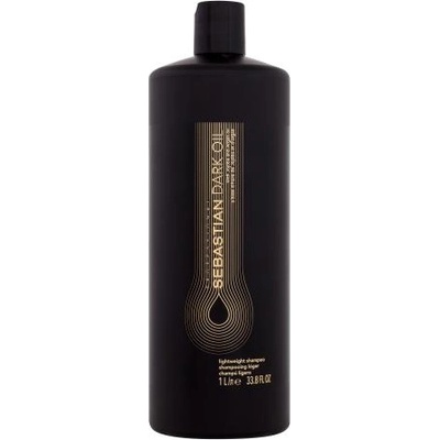 Sebastian Professional Dark Oil Lightweight Shampoo 1000 ml шампоан с жожоба и арганово масло за всички типове коса унисекс