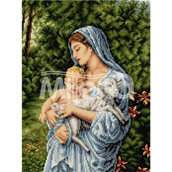 Image 1 of Milena Style Майчина любов - гоблен с щампа без конци