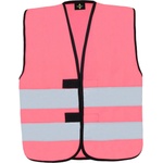 Korntex hi-vis kw aarhus01 / Детска светлоотразителна жилетка - неоново розова s (76kw0108701)