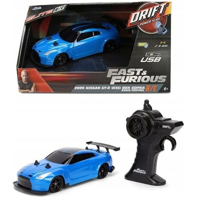 Jada RC drift auto Nissan GT-R R35 Ben Sopra od Toys Fast & Furious 1:24