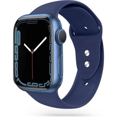 Tech-Protect Силиконова каишка за Apple Watch 4/5/6/7/8/9/SE/Ultra (44/45/49 mm) от Tech-Protect IconBand - тъмносиня (5906735412734)