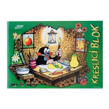 Kreslící blok KRTEK s boční vazbou A3 čistý 20 listů