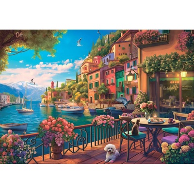 Bluebird Puzzle - Puzzle Lake Como - 1 000 piese