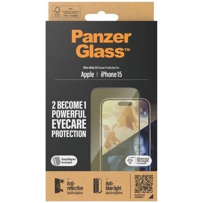 PanzerGlass E2E AntiBlue + AntiGlare install kit, Apple iPhone 15 Pro 2814