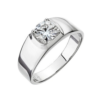 EVOLUTION GROUP CZ Stříbrný prsten LEO moissanite 15M00008