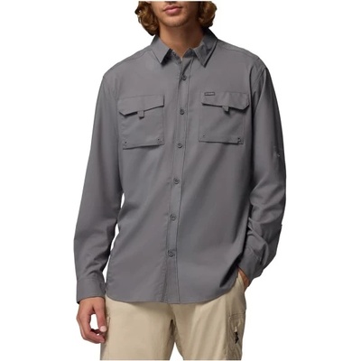 Columbia Мъжка риза с копчета Columbia Silver Ridge Utility II L/S Shirt - City Grey (033-3035-0213)