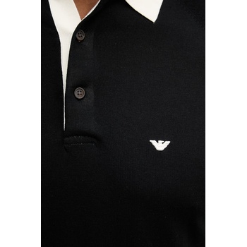 Giorgio Armani Поло тениска с коприна Emporio Armani (EM004622.AF25247)