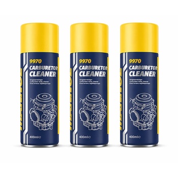 MANNOL 3бр X 400мл Спрей за почистване на карбуратор MANNOL Carburetor Cleaner (MN 9970-3)