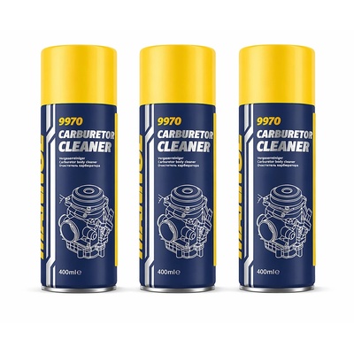 MANNOL 3бр X 400мл Спрей за почистване на карбуратор MANNOL Carburetor Cleaner (MN 9970-3)