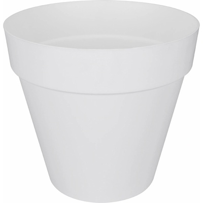elho Kvetináč Loft Urban Round s kolieskami biely pr. 58 x 54 cm
