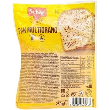 Bezlep.chlieb Schar pan Multigrano 250 g