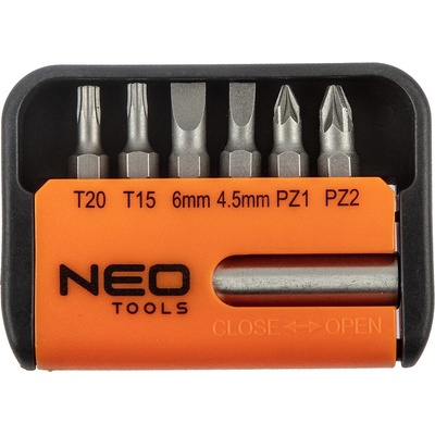 NEO Tools Sada bitov s nastavcom 7 ks sada 06-101