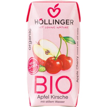 Hollinger Bio Šťáva ovocná jablko višeň 200 ml