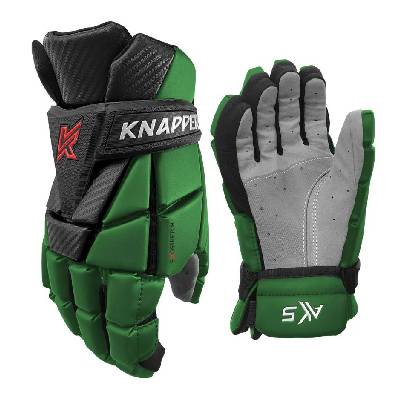 Knapper Hokejbalové rukavice Knapper AK5 v2 SR, Senior, zelená, 13"