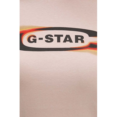 G-Star Raw Памучна тениска G-Star Raw в бежово D25031-C812 (D25031.C812)