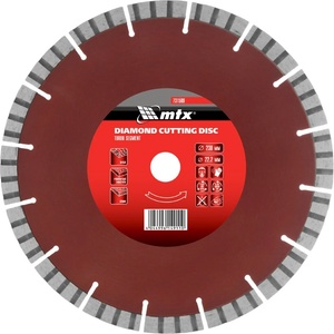 MTX Турбо сегментиран диамантен диск mtx 731426, 230 х 22, 2 мм