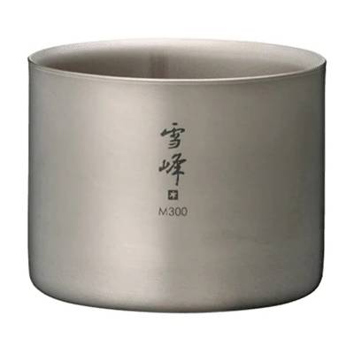 Чаша Snow peak Ti-Double Stacking Mug M300 Mug - Titanium - размер 300 ml (532-3257-0111)