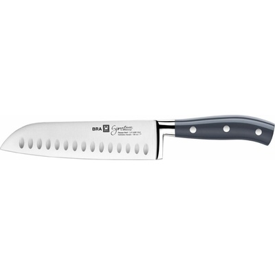 BRA Nôž japonský 18 cm SIGNATURE, rukoväť šedá