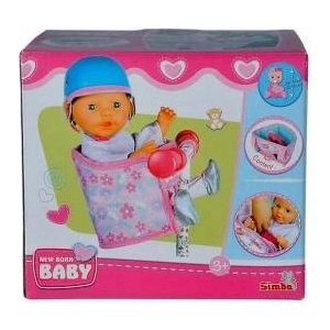 Simba Toys New Born Baby Doll Bike Seat