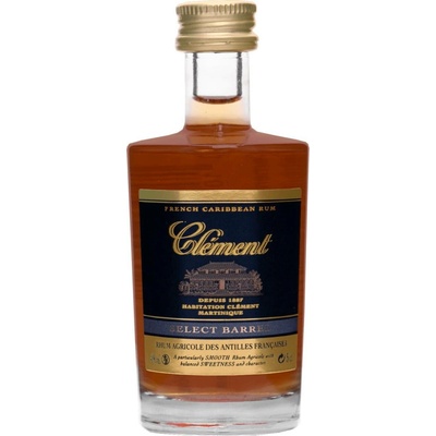 Clément Rhum Select Barrel Mini 40% 0,05 l (holá láhev)