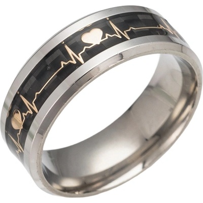 Naky ocelový prsten Lover P3432