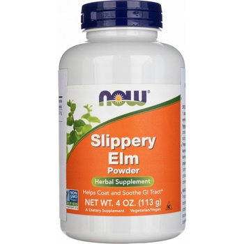 Now Foods Foods Slippery Elm Jilm červený čistý prášek 113 g