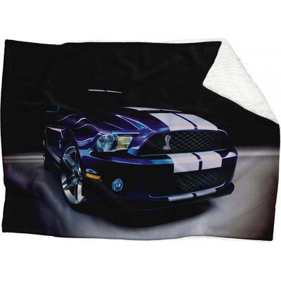 Impar fleece deka Závodní auto Podšití beránkem ANO 200x140