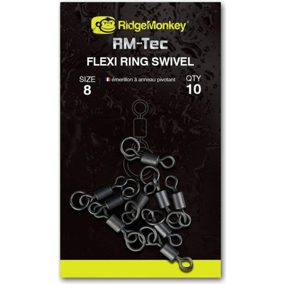 RidgeMonkey obratlíky Flexi Ring Swivel veľ.11