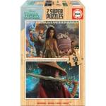 Educa - Puzzle 2x50 Raya and Last dragon II - 100 piese