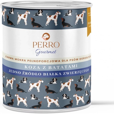 Perro Gourmet Goat with sweet potatoes 800 g