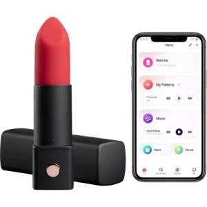 Lovense Луксозен мини вибратор червило с блутут контрол и App Lovense Exomoon