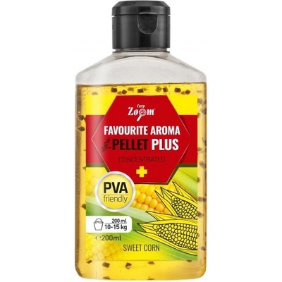 Carp Zoom Booster Favourite Aroma Liquid Pellet Plus Sladká Kukurica 200 ml