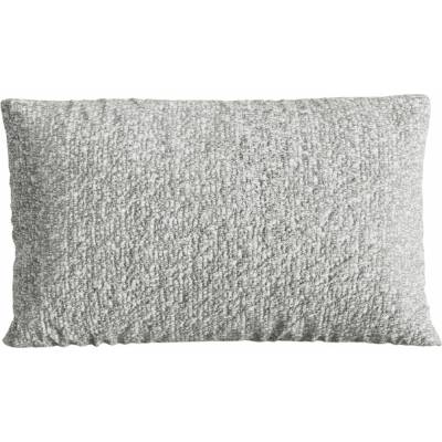 Micadoni Šedý bouclé polštář Nuria 60x40