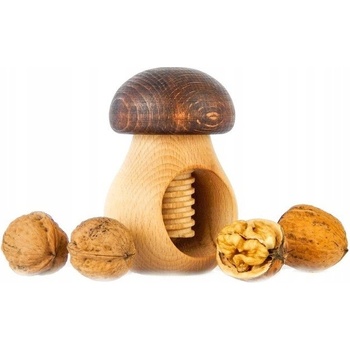 Dřevěný louskáček na ořechy HŘÍBEK 12x6
