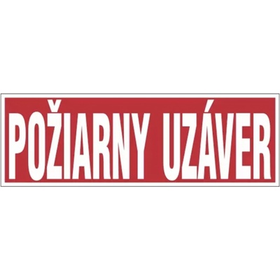 Požiarny uzáver - piktogram