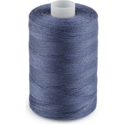 Polyesterové nitě pro overlocky i klasické šití NTF 40/2 1000 m, malé, 734 modrá jeans