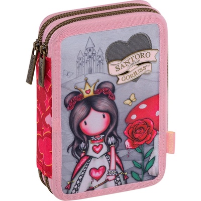 Santoro Ученически несесер с пособия Santoro Gorjuss - Finding My Way, с 2 ципа (237331)