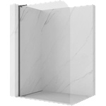 Mexen Kioto-P L душ стена Walk-in 120 x 200 см, прозрачен 8 мм, четка в сивоугленно (800-120-103-66-00-P)