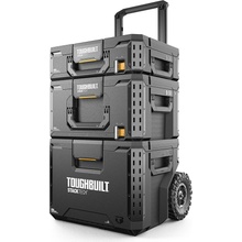 Toughbuilt StackTech Pojízdný box na nářadí set 3 boxů TB-B1S3-B-70R