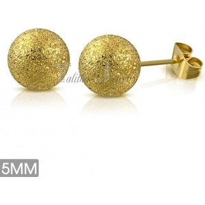 Talitha Обеци " Златисти топчета" - talitha-jewelry - 25,00 лв