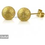 Talitha Обеци " Златисти топчета" - talitha-jewelry - 25,00 лв
