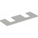 Geberit Плот за мивка Geberit One с двоен изрез 135 см, матово сиво (505.276.00.7)