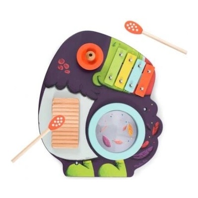 Moulin Roty - Музикална играчка - Туканът Пако (668424)