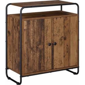 vidaXL Бюфет Старо дърво 68 x 35 x 75 cm Обработено дърво (8007982)