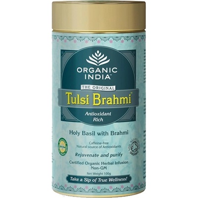 Organic India Čaj Tulsi Brahmi sypaný bio 100 g