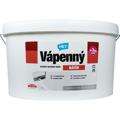 Het s.r.o. Vápno na bílení 12 +3kg