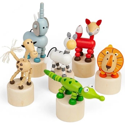 Bigjigs Toys mačkacie zvieratká Safari 1 ks