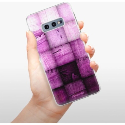 iSaprio Purple Squares Samsung Galaxy S10e